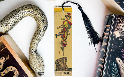 a bookmark with an image of a woman on it