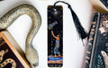 a bookmark with a picture of a man holding a star