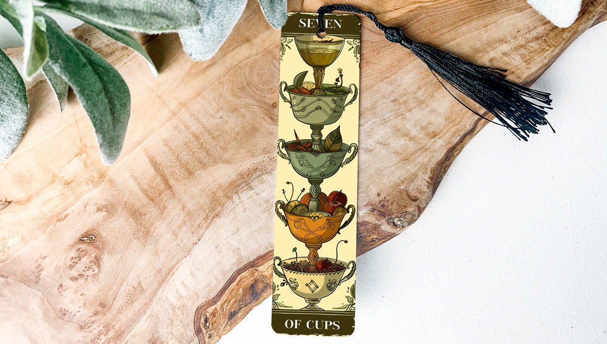a bookmark with a tassel on top of it