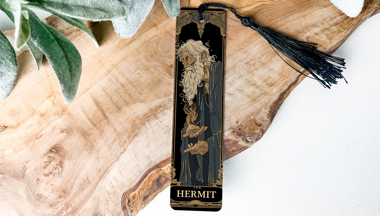 a bookmark with a picture of a woman on it