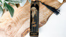 a bookmark with a picture of a woman on it