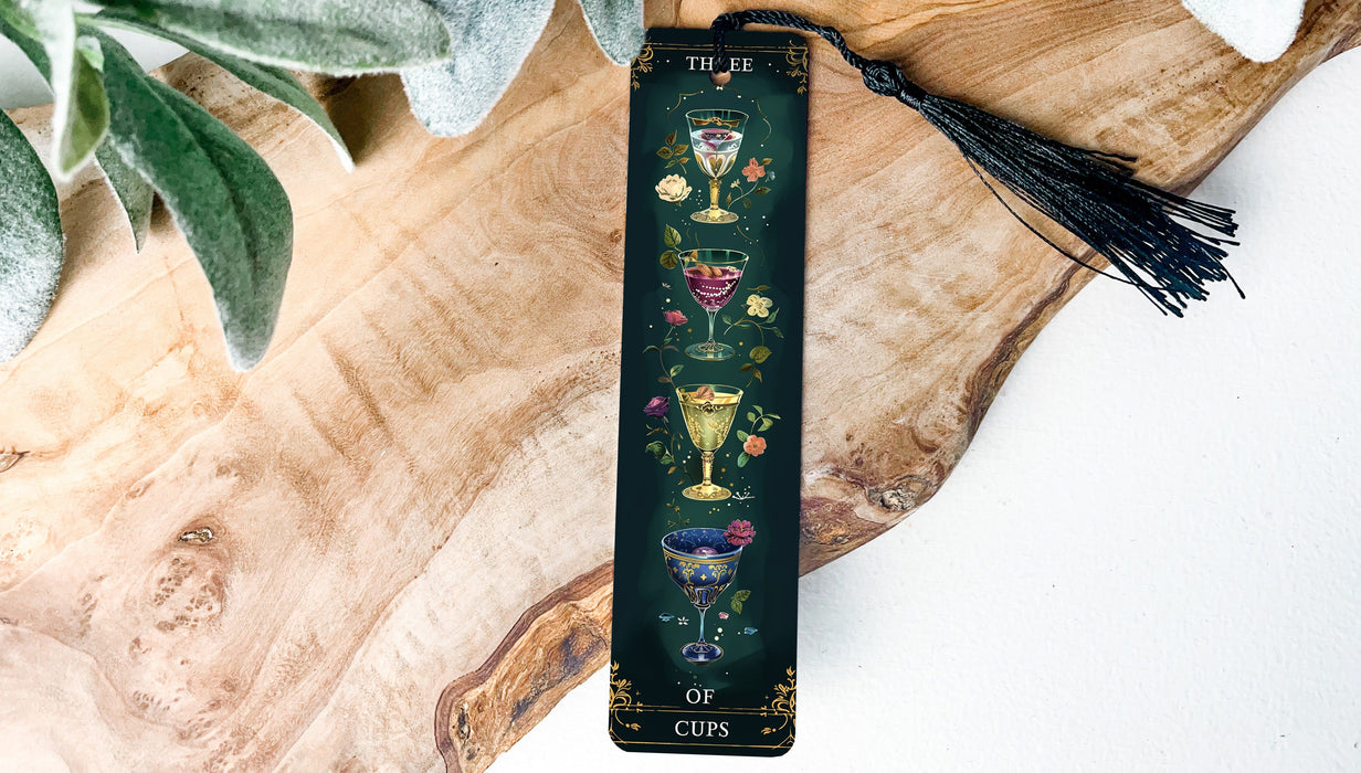 a bookmark with a tassel on top of it