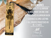 a metal bookmark with a tassel hanging from it