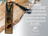a metal bookmark with a picture of a woman on it
