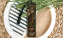 a picture of a bookmark on a plate