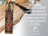 a bookmark with a picture of a woman on it