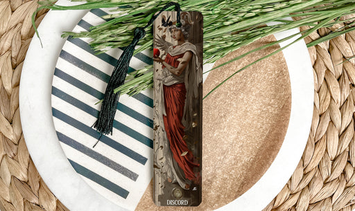 a picture of a woman holding a flower on a plate