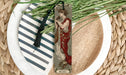 a bookmark with a picture of a woman on it