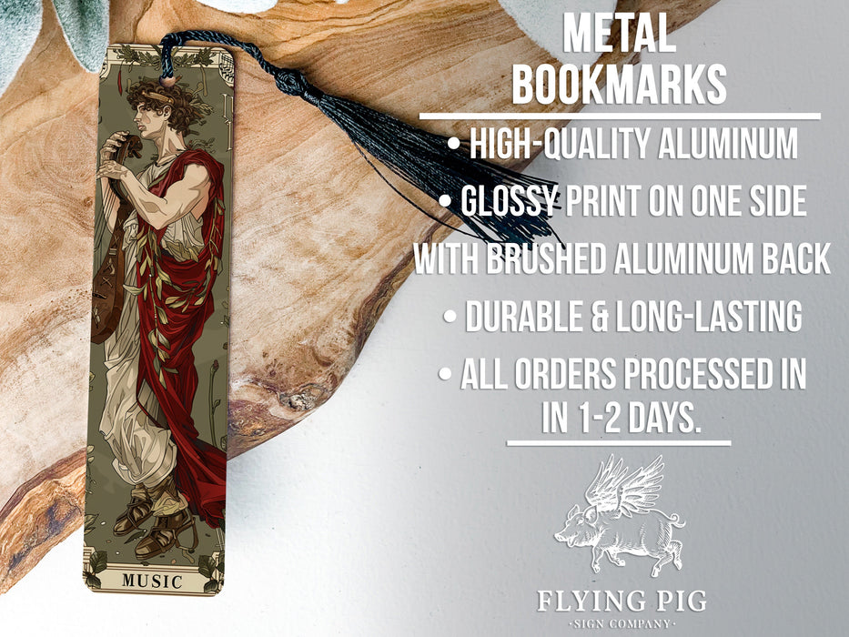 a bookmark with a picture of a woman on it