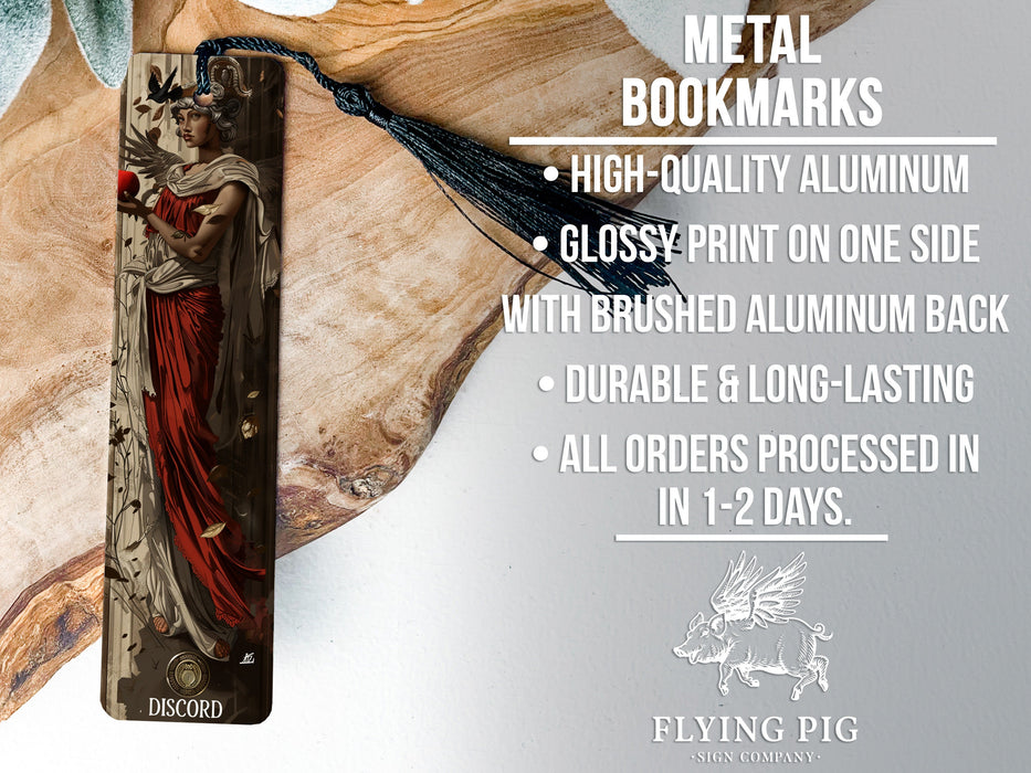 a bookmark with a picture of a woman on it