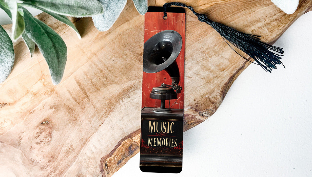 a wooden piece of wood with a metal object on top of it