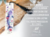 a bookmark with a bird and flowers on it