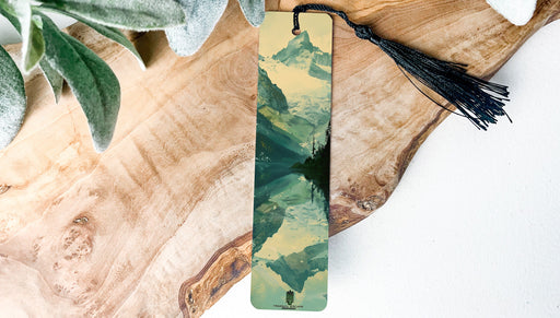 a wooden board with a tassel on top of it