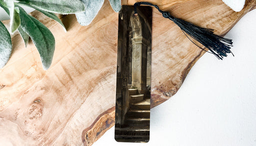 a wooden cutting board with a knife on it
