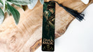 a bookmark with a picture of a woman on it