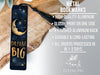 a bookmark with the words dream big on it