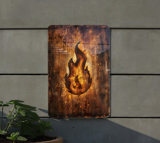 a painting of a fire hydrant on a wall