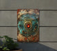 a picture of a metal object on a wall
