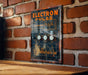a sign on a brick wall that says electric pulsh