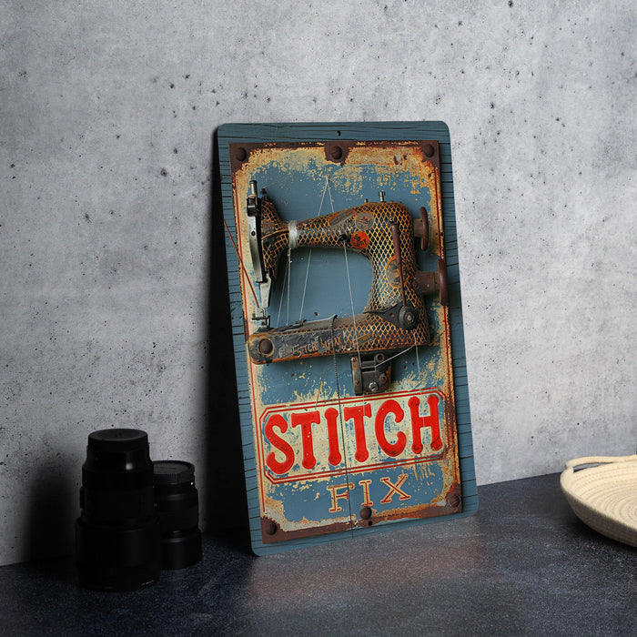 a picture of a sewing machine on a table