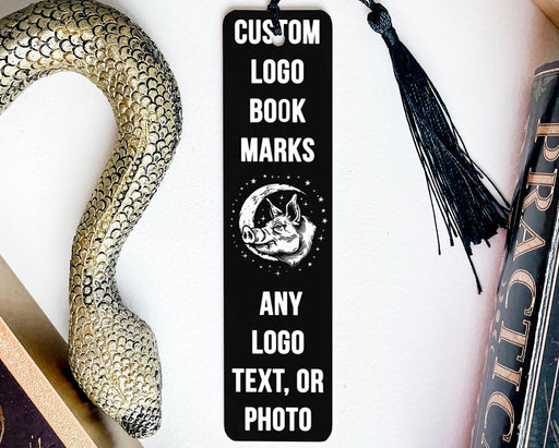 a close up of a bookmark on a table