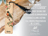 a bookmark with a bird and flowers on it