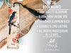 a metal bookmark with a bird on it