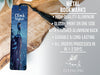 a bookmark with a picture of a girl on a rock