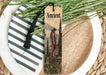 a bookmark with a picture of a woman on it
