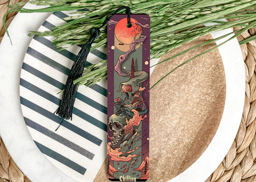 a bookmark with a picture of a dragon on it