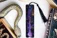 a bookmark with an image of a castle on it