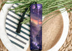 a bookmark with a picture of a castle on it