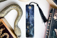 a bookmark with a picture of a castle on it