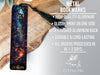 a bookmark with an image of a forest