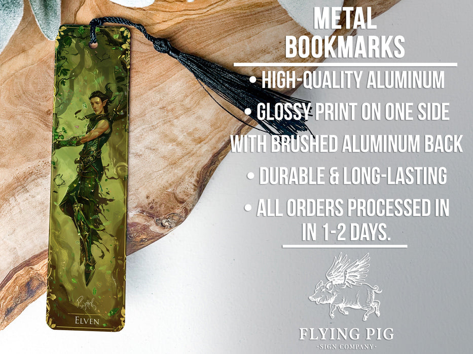 a bookmark with a picture of a woman on it