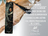 a bookmark with a picture of a woman holding a gun