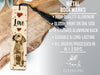 a bookmark with a picture of a dog on it