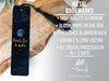 a bookmark with the words reach for the moon on it