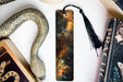 a bookmark with a picture of a star cluster