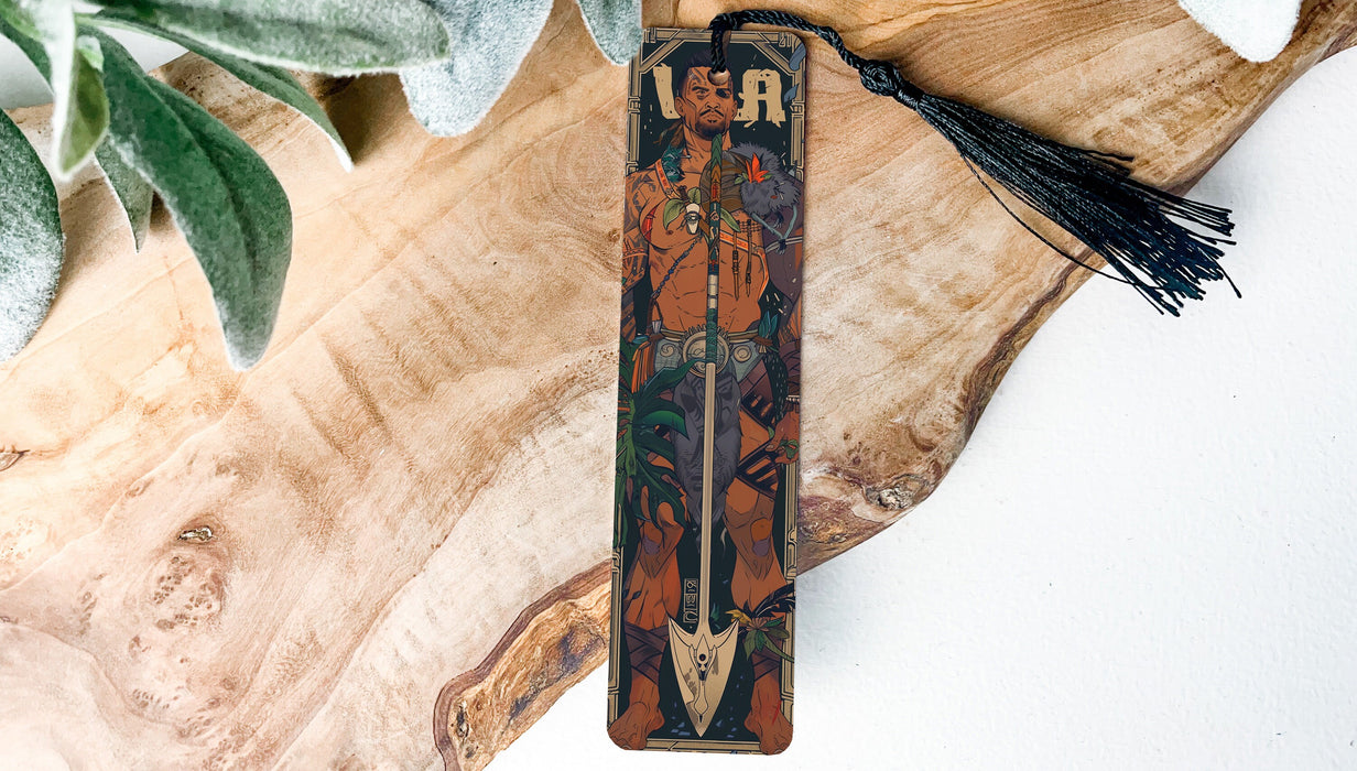 a wooden clock with a tassel hanging from it's side