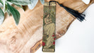 a bookmark with a picture of a woman on it