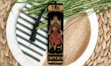 a bookmark with a picture of a woman on it