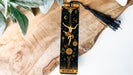 a bookmark with an image of a woman on it