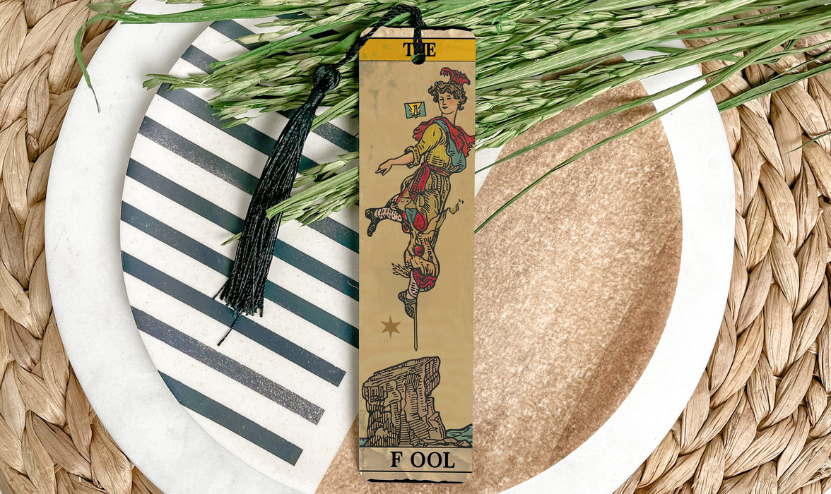 a bookmark with a picture of a man on it