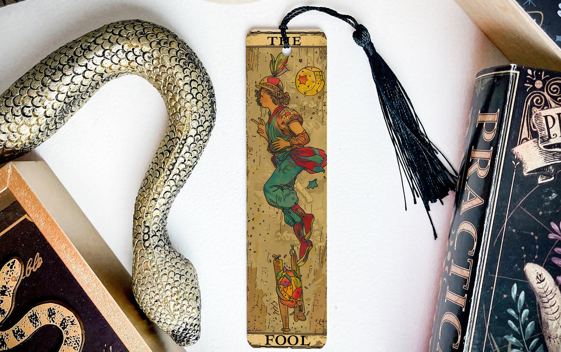 a bookmark with an image of a woman on it