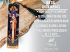 a bookmark with an image of jesus on it