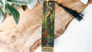 a bookmark with a picture of a woman on it