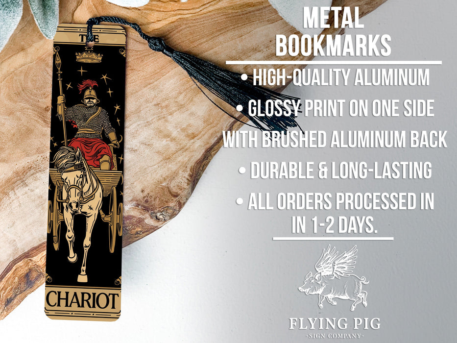 a bookmark with a picture of a man on a horse