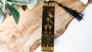 a bookmark with a picture of a woman on it