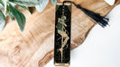 a bookmark with a picture of a woman on it